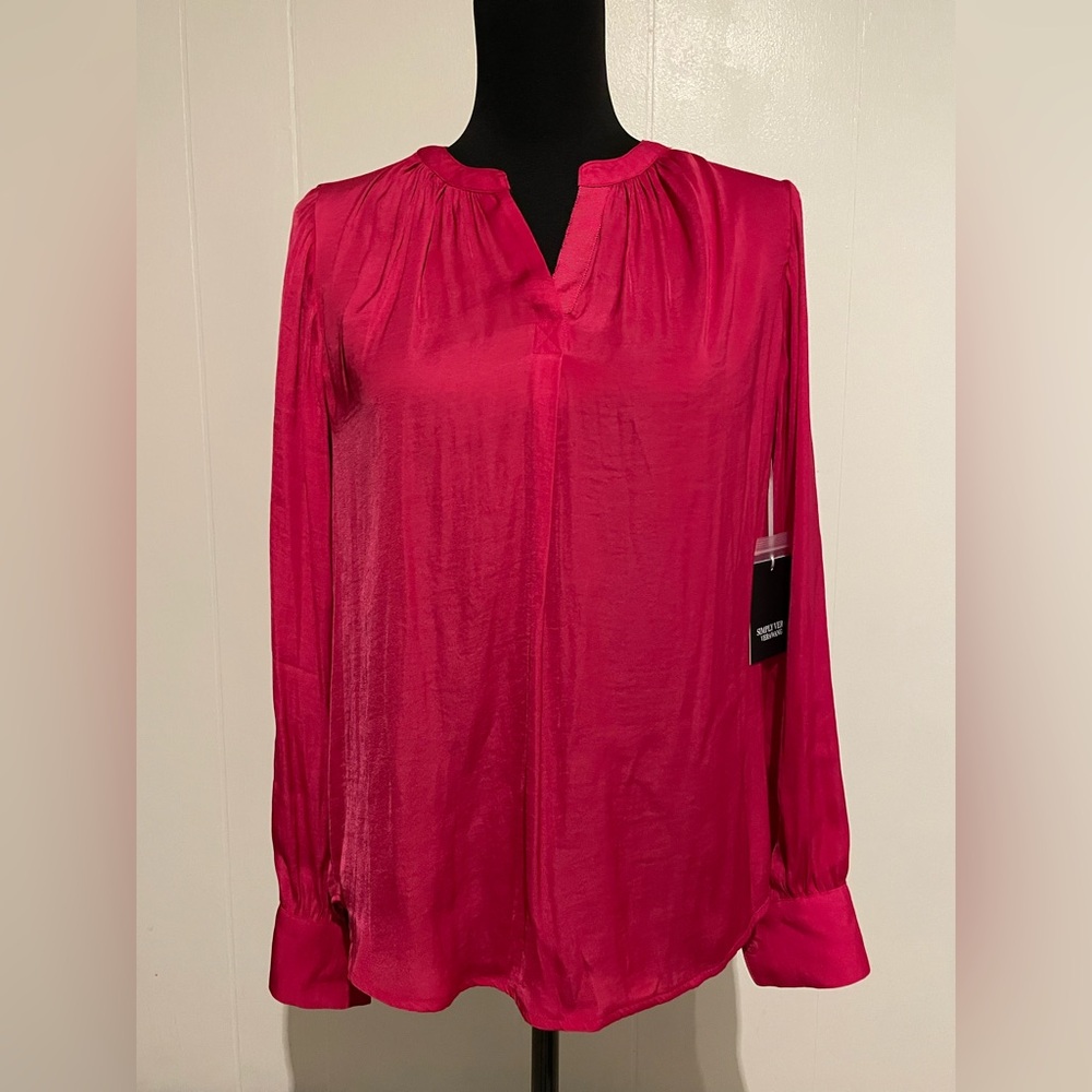 Simply Vera Vera Wang Fuchsia Blouse
